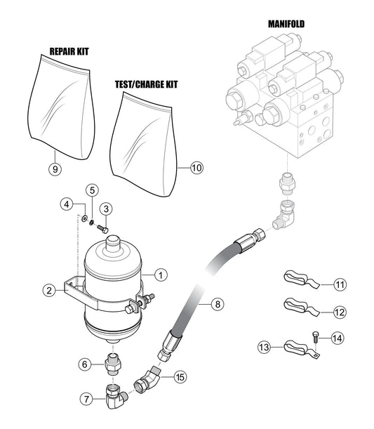 LS450 Accumulator Assembly Parts
