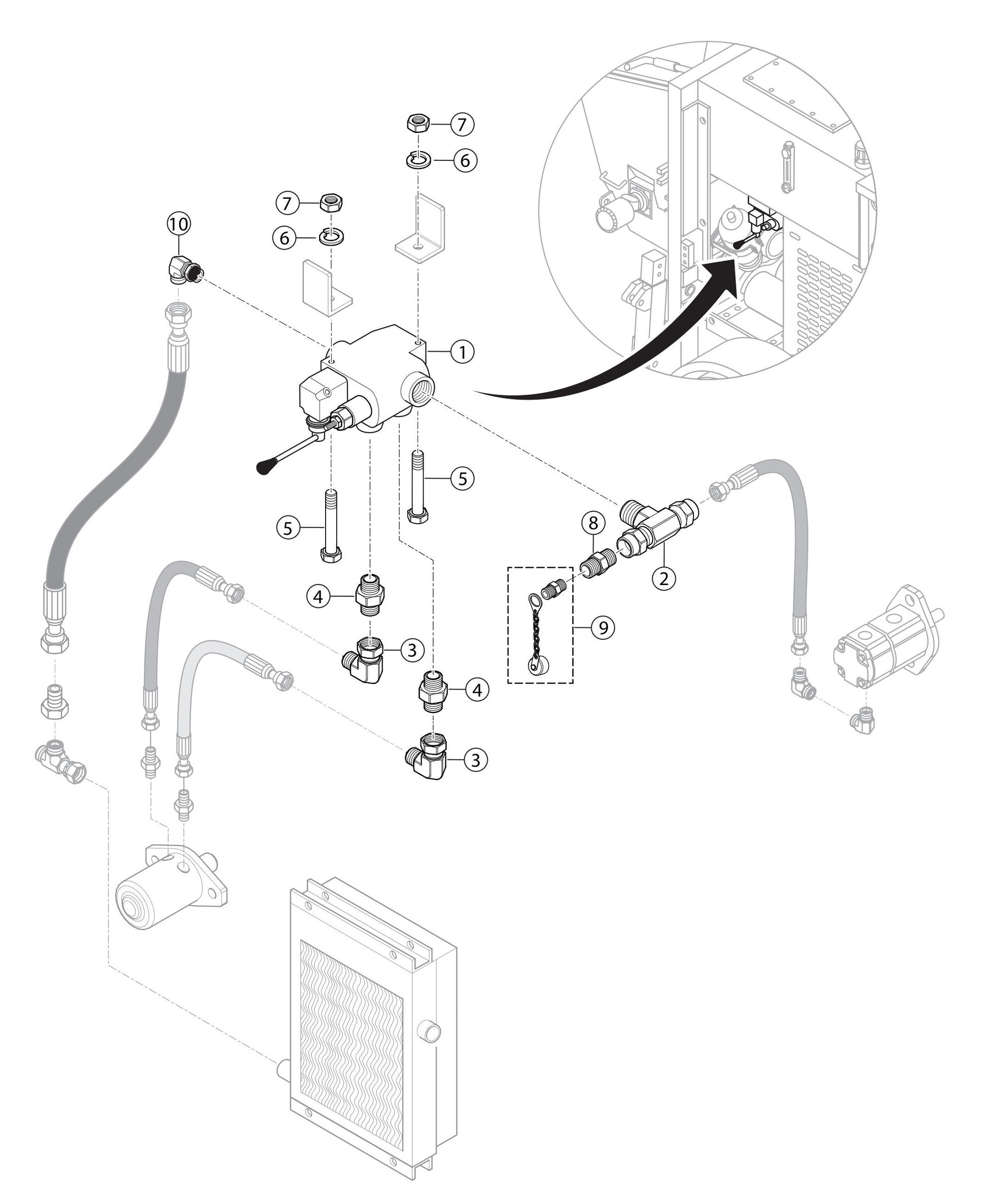 LS450 Remixer Control Assembly Parts