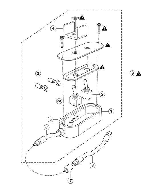 LS450 Remote Control Cable Assembly Parts