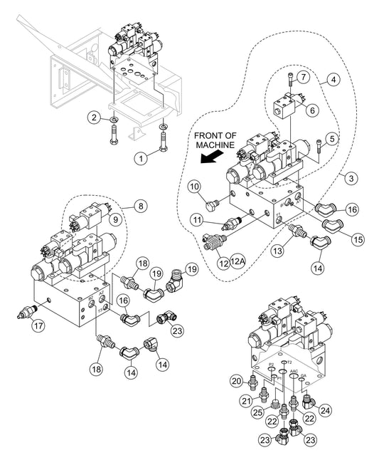 LS-60TD Manifold Assembly Parts