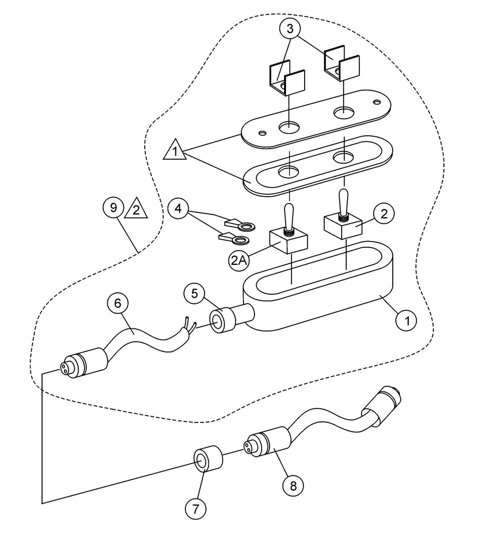 LS-60TD Remote Control Cable Assembly Parts