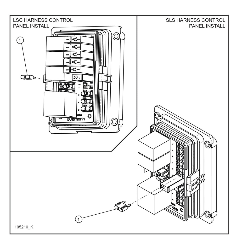LSC/SLS Isuzu Fuse Addition Parts By Allmand