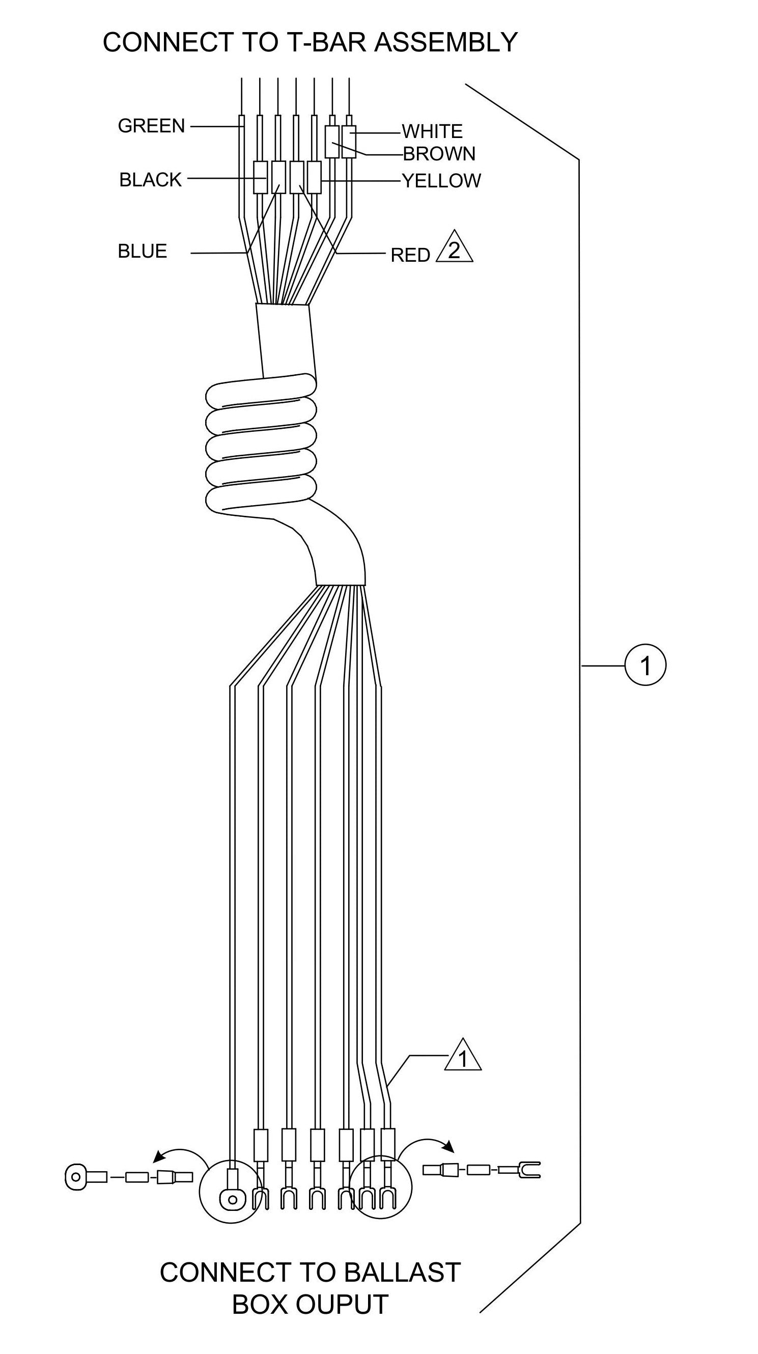 LT6KV 60 HZ Coil Cord Assembly Parts By Multiquip