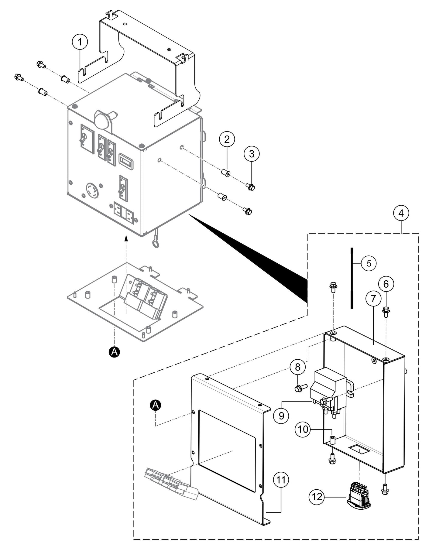 LT6KV 60 HZ Control Panel Assembly-2 Parts