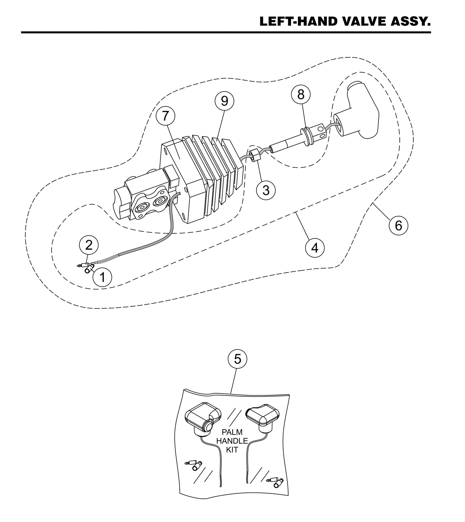 STX55J6-Y6 Left-Hand Valve Assembly