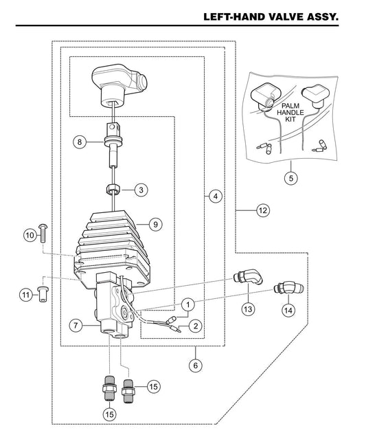 HTXD6I Left-Hand Valve Assembly