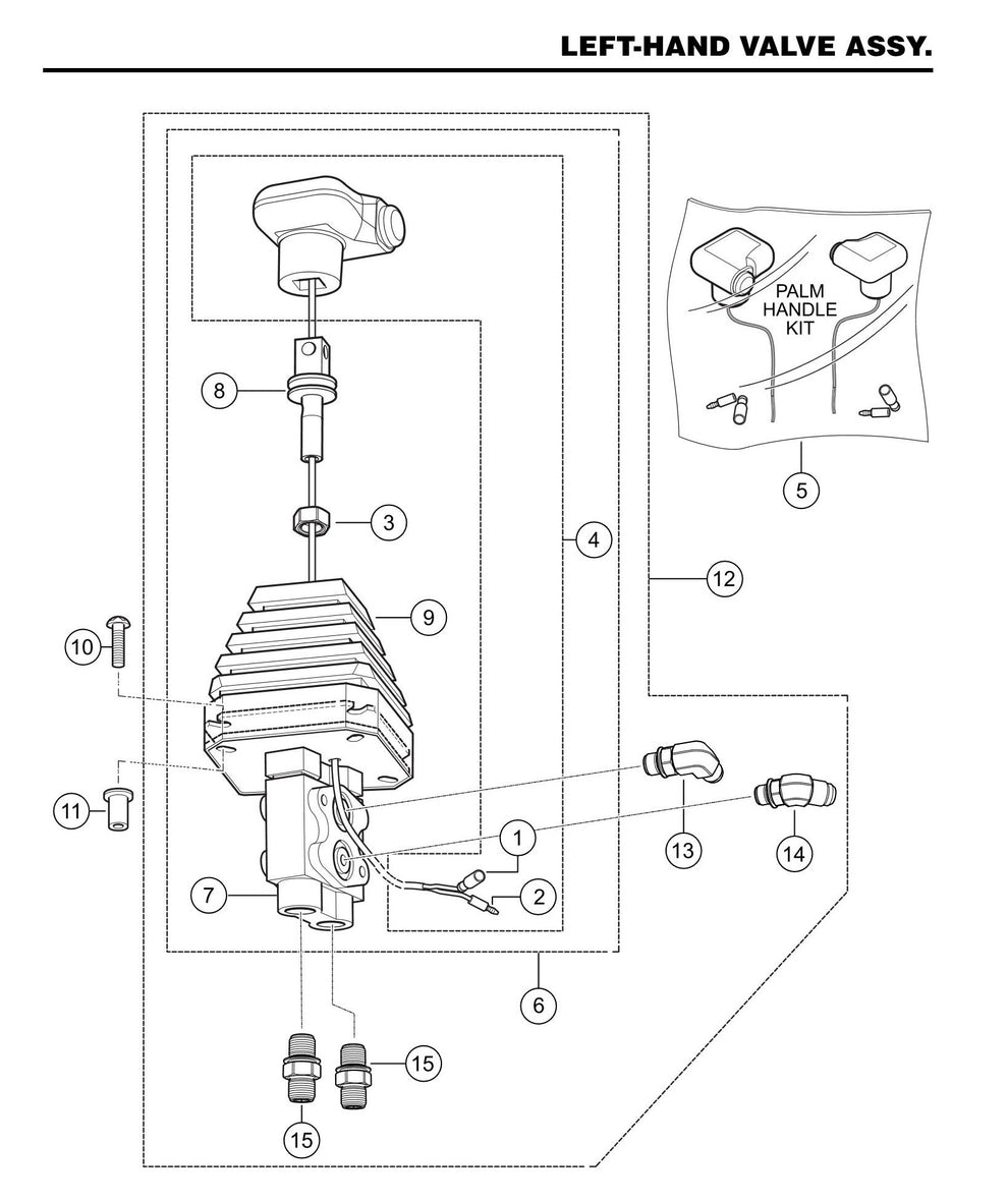 HTXD6I Left-Hand Valve Assembly