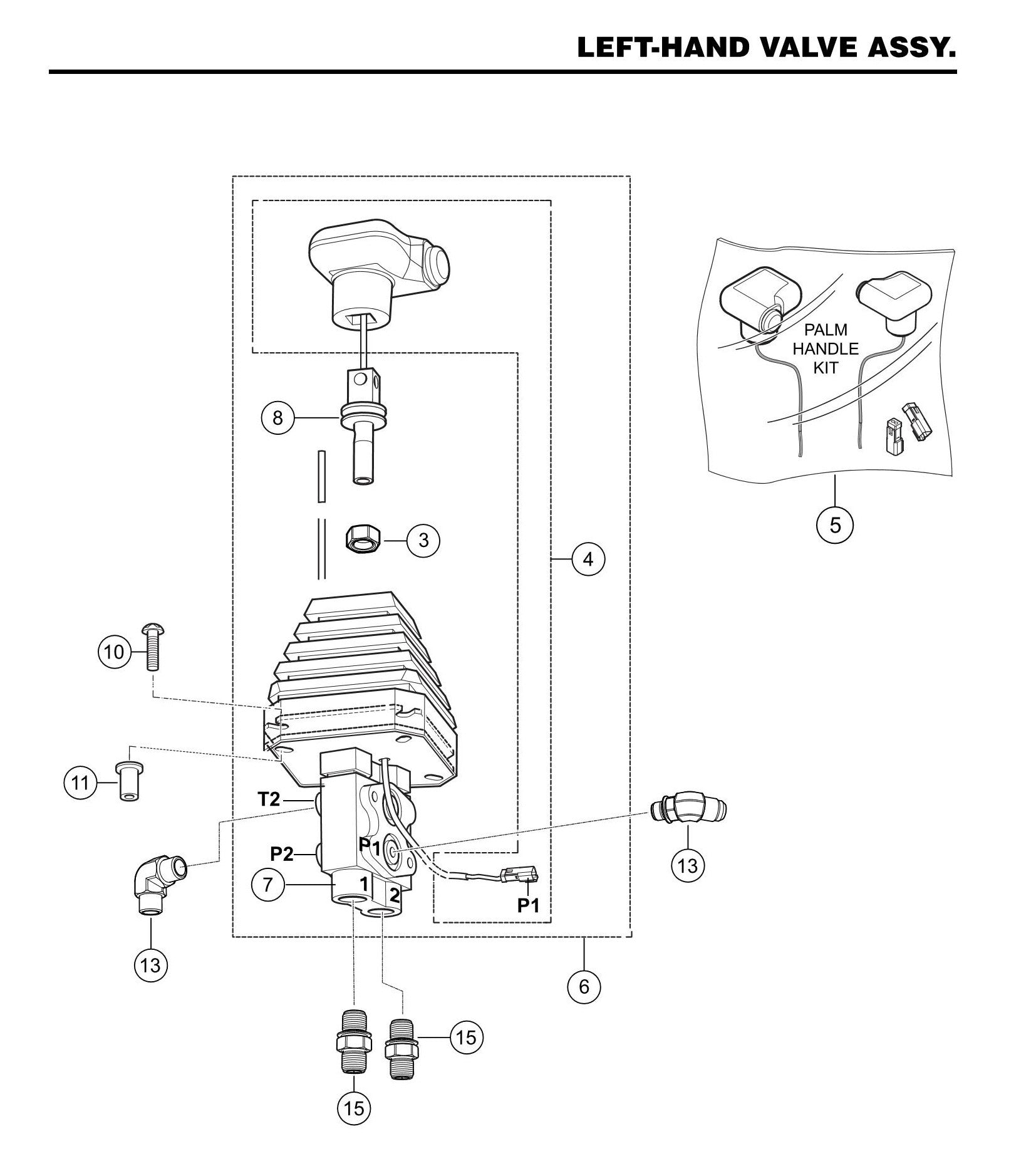 STX6H Left-Hand Valve Assembly
