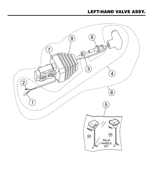 HHXG5 Left-Hand Valve Assembly