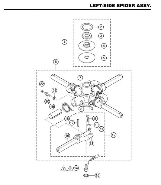 LD6 Left-Side Spider Assembly