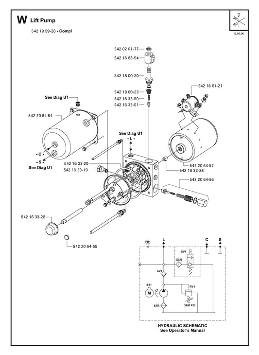 Lift Pump Parts for FS4800 D By Husqvarna