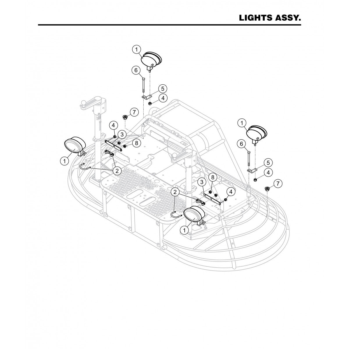 HHNG4 HHNG5 Light Assembly