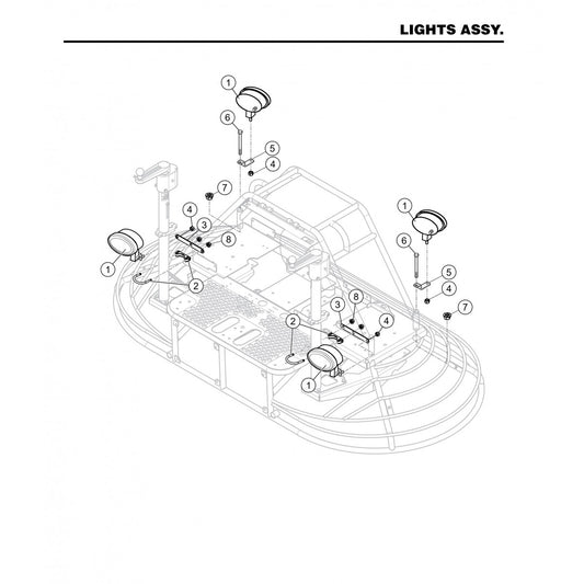 HHNG4 HHNG5 Light Assembly