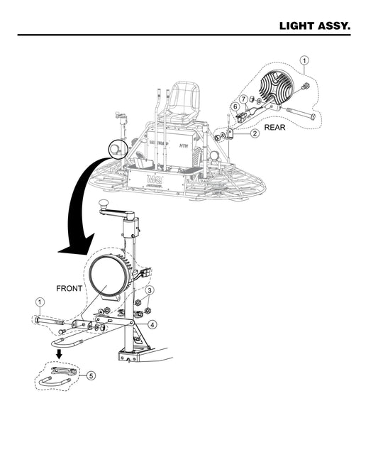 HTNS5S-2 Light Assembly