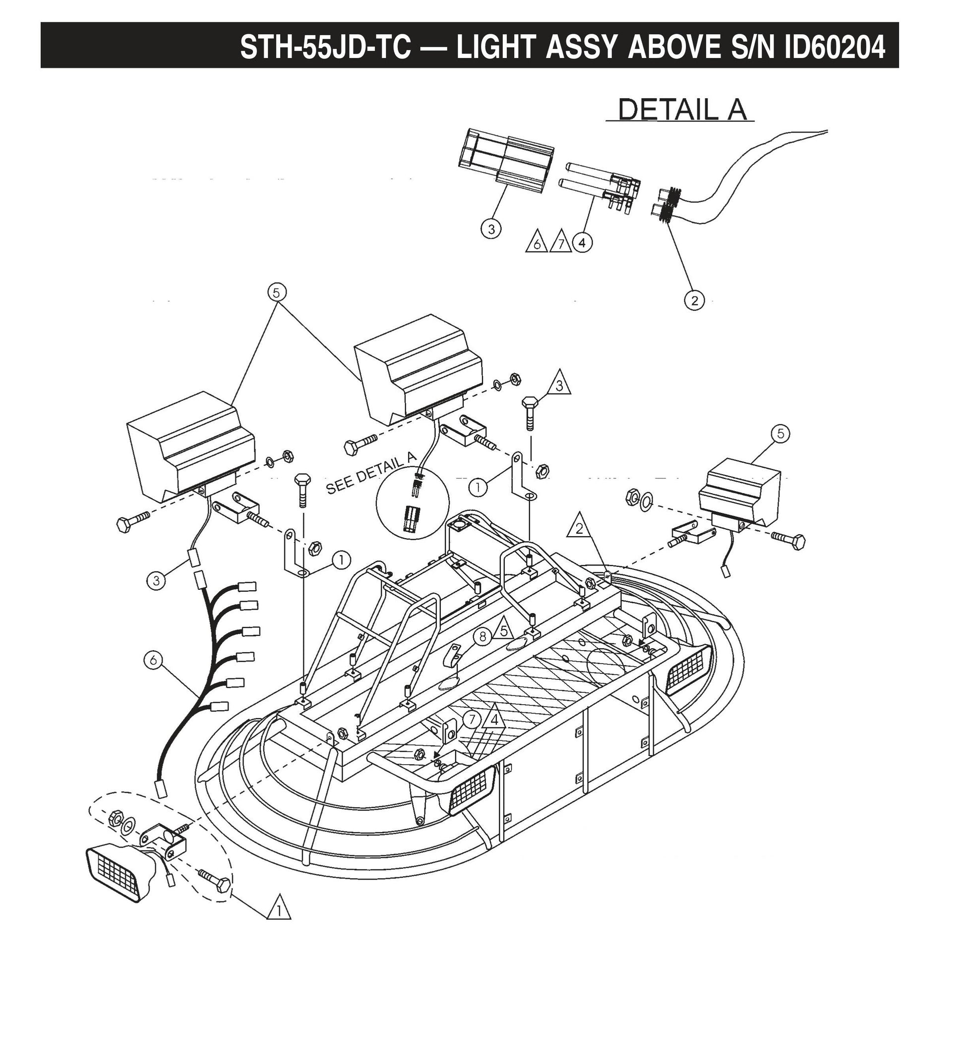 STH Light Assembly Above SN ID60204