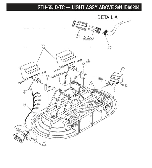 STH Light Assembly Above SN ID60204
