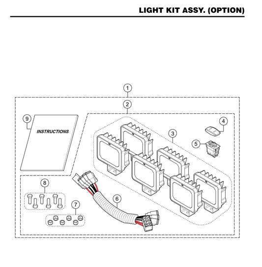 LD6 Light Kit Assembly (Option)