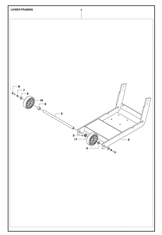 Lower Framing For FS513 By Husqvarna