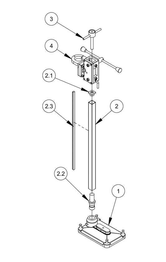 M-3 Stands Weka Motors (Combination Stand with 360° Swivel Mast) Assembly Parts