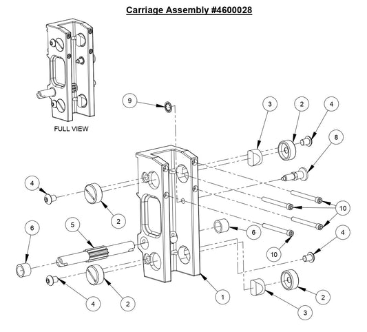 M-4 Carriage Assembly