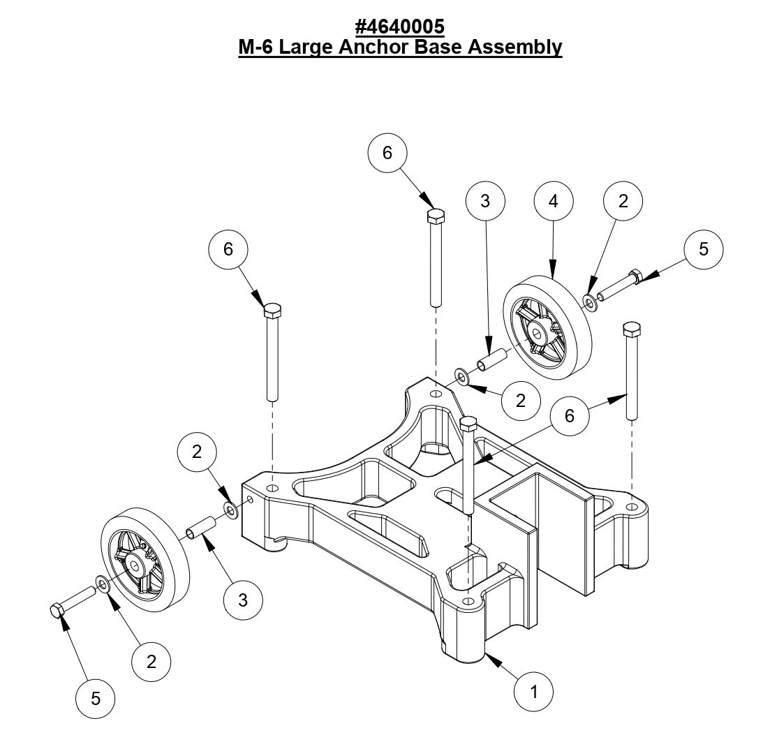 M-6 Large Anchor Base Assembly