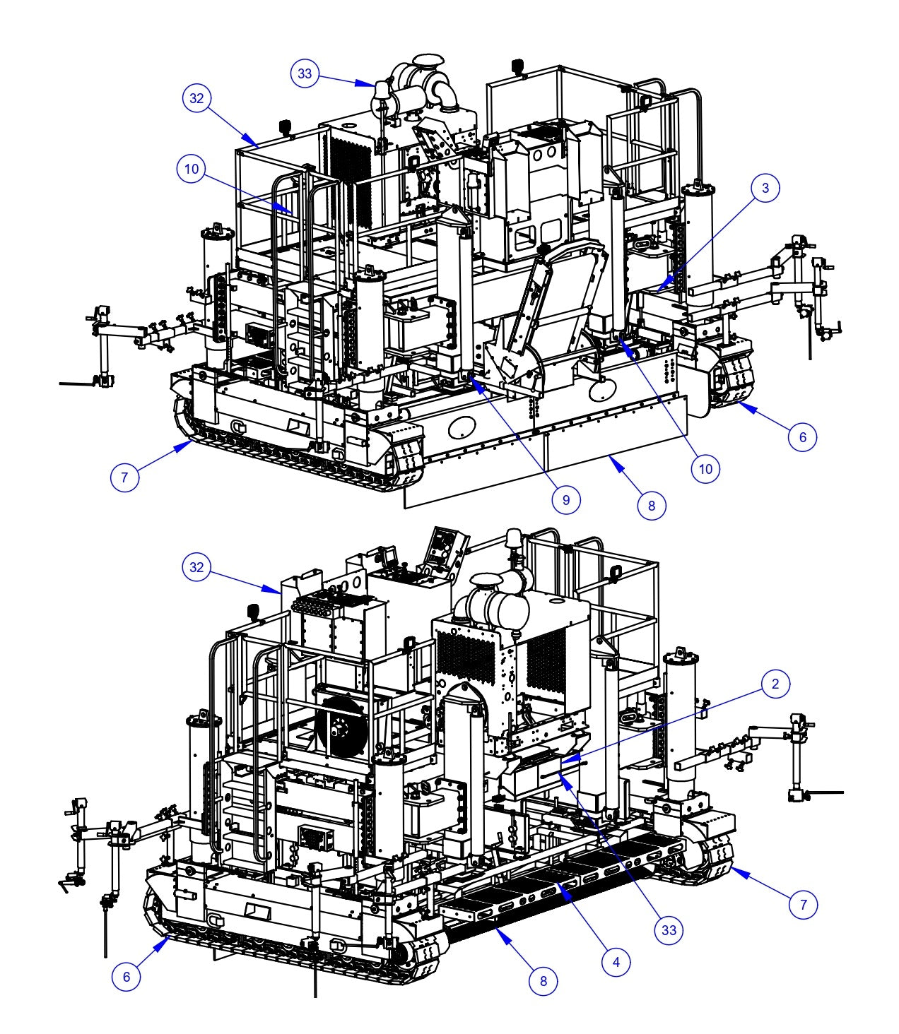 APCP1600 Machine Assembly Parts by Allen Engineering