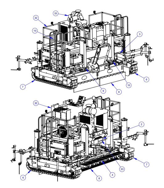 APCP1600 Machine Assembly Parts by Allen Engineering