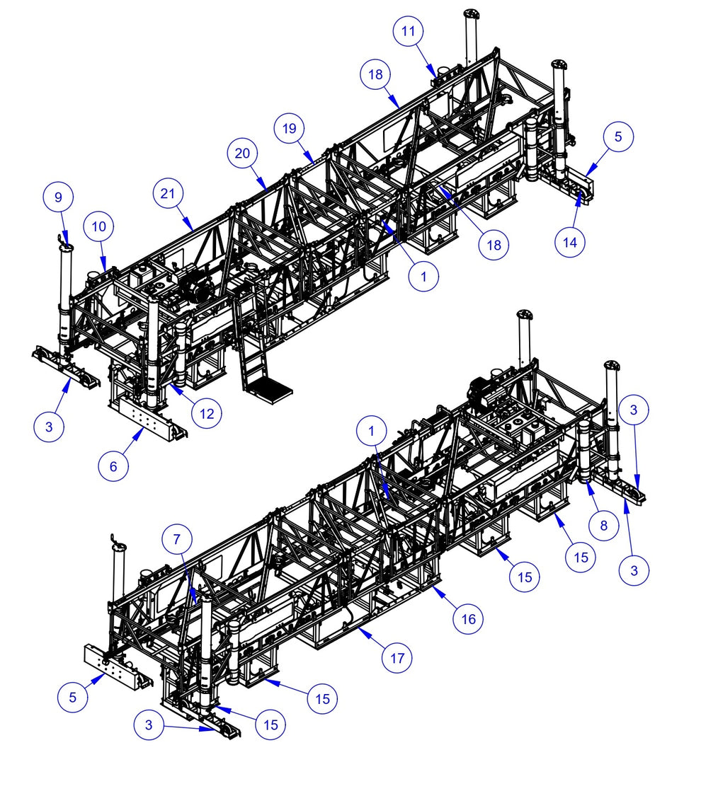 VLP3036 Machine Assembly Parts by Allen Engineering