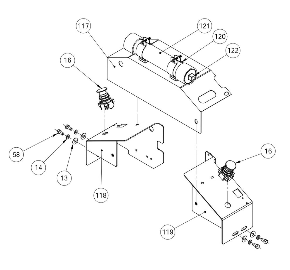 MC-900 Belt Guard Assembly Parts By Miller Curber