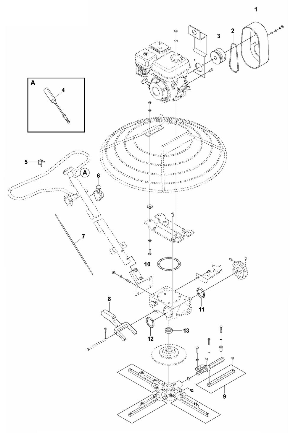 MCT 36-5 Complete Product Assembly Parts by Husqvarna