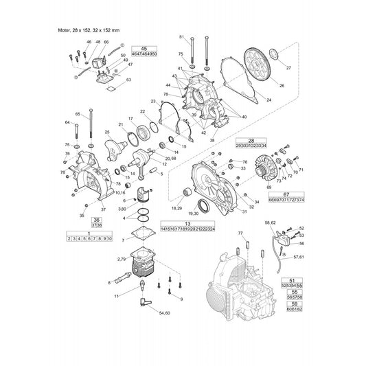 Red Hawk Petrol Breakers Motor Parts By Chicago Pneumatics