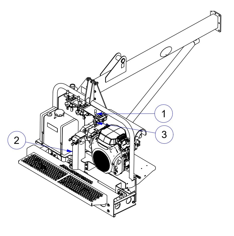 TRTP75 Motor End W/ Assembly Parts by Allen Engineering