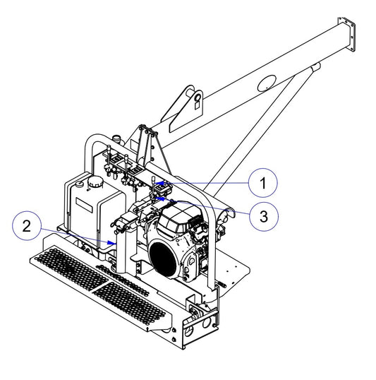 TRTP75 Motor End W/ Assembly Parts by Allen Engineering