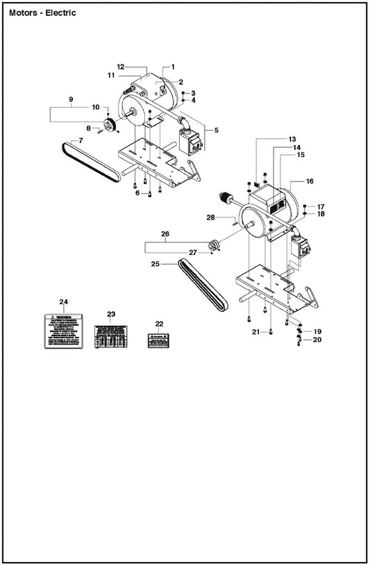 Motors - Electric Parts For MS 355 By Husqvarna