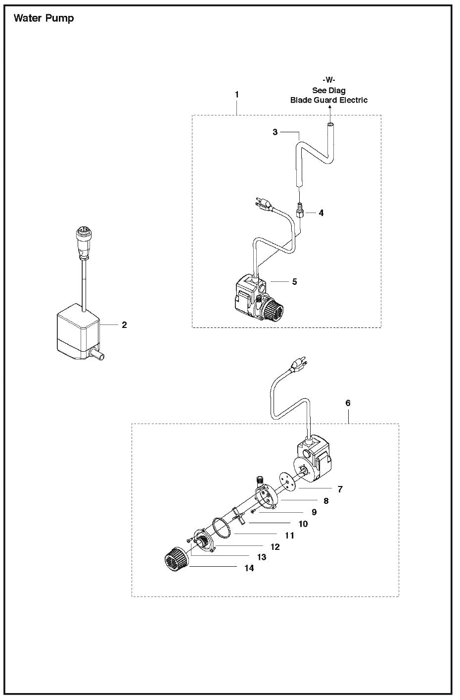 Water Pump Parts For MS 355 By Husqvarna