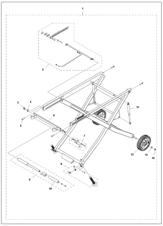 Image 9 Parts For MS 360 G By Husqvarna