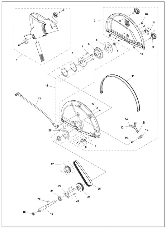 Image 7 Parts For MS 360 By Husqvarna