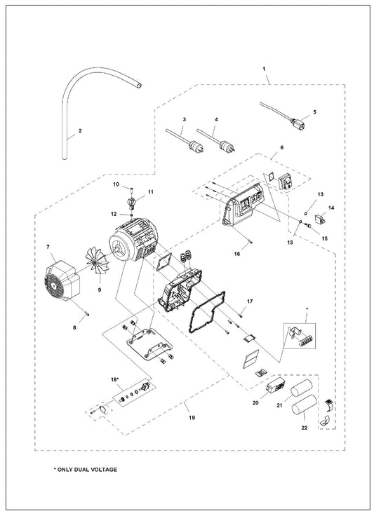 Image 10  Parts For MS 360 By Husqvarna
