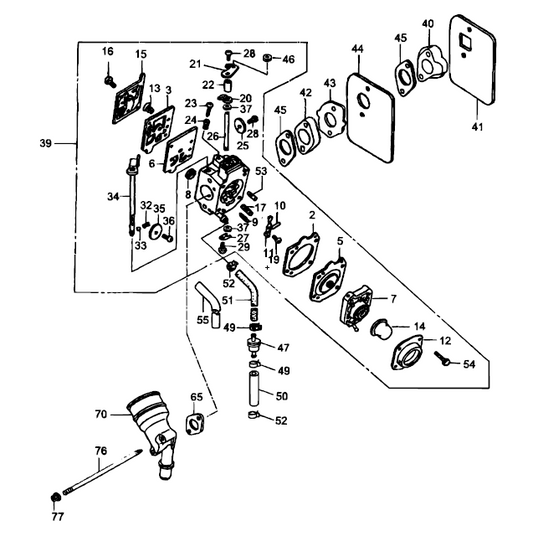 Multiquip, Mikasa, Screwassy., 16055Z4ES32 For MTX60HD Rammers