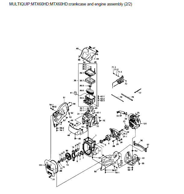 Multiquip, Mikasa, Connecting Rod, 368347250 For MTX60HD Rammers