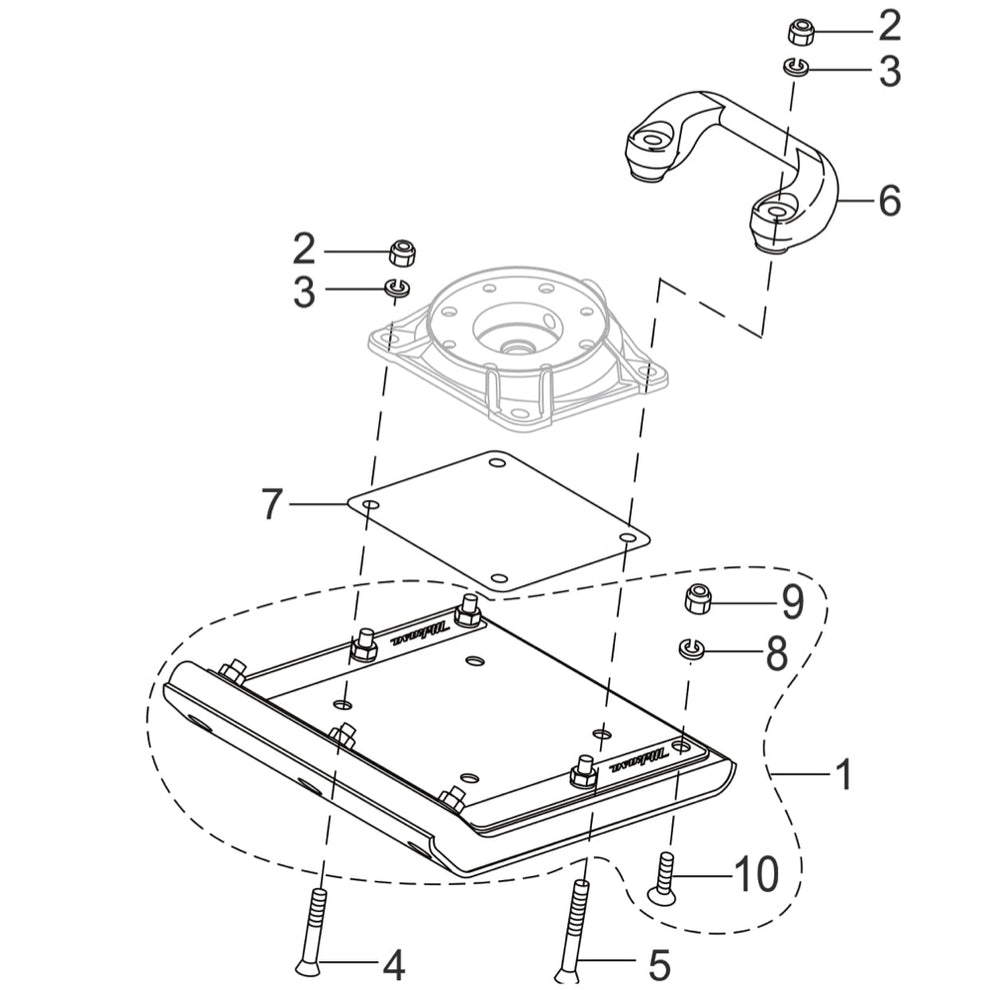 MTX60HD Foot Assembly Parts