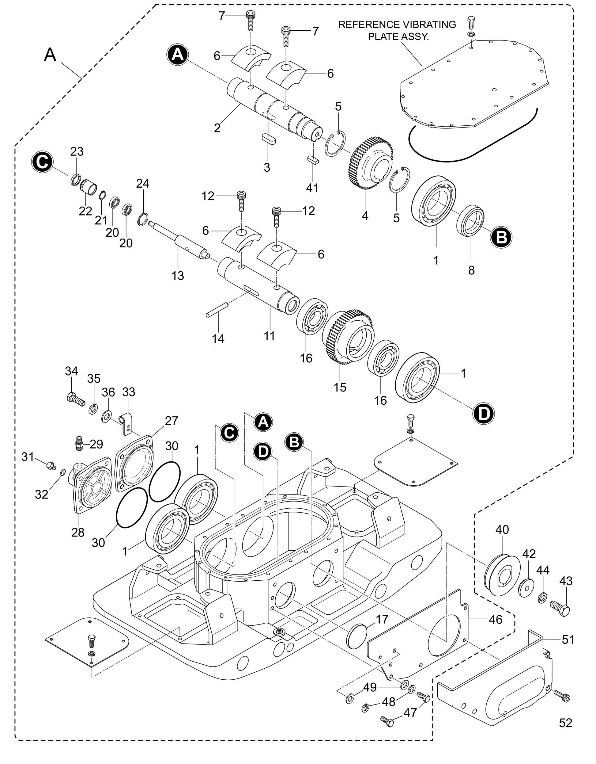 MVH308DZ Vibrator Assembly Parts