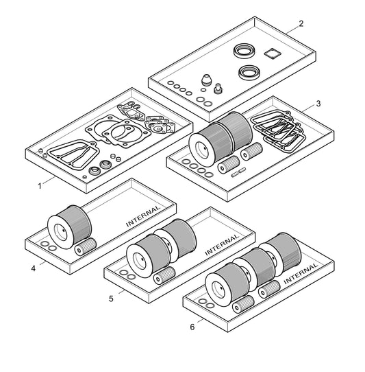 MVH408DZ HATZ 1B50 Engine Spare Parts Kit Assembly Parts