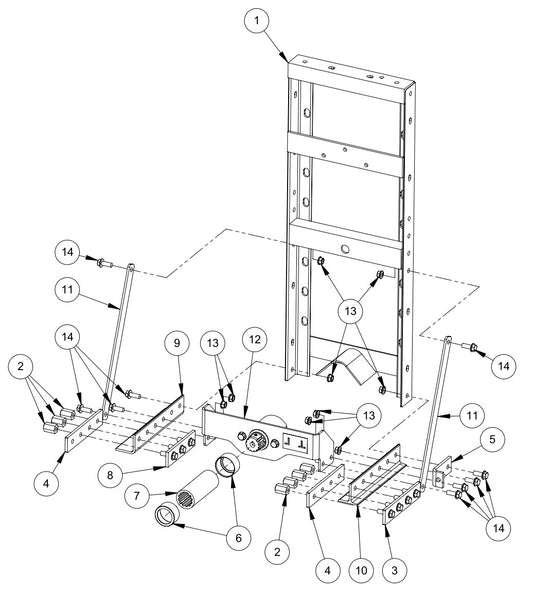 MVS Hydraulic Winch Kit Figure 2 Parts By MBW
