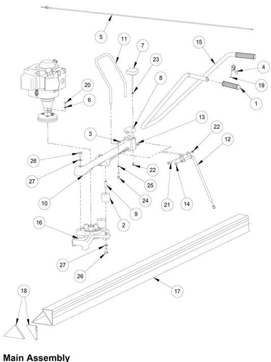 WS500R Main Assembly Parts By MBW