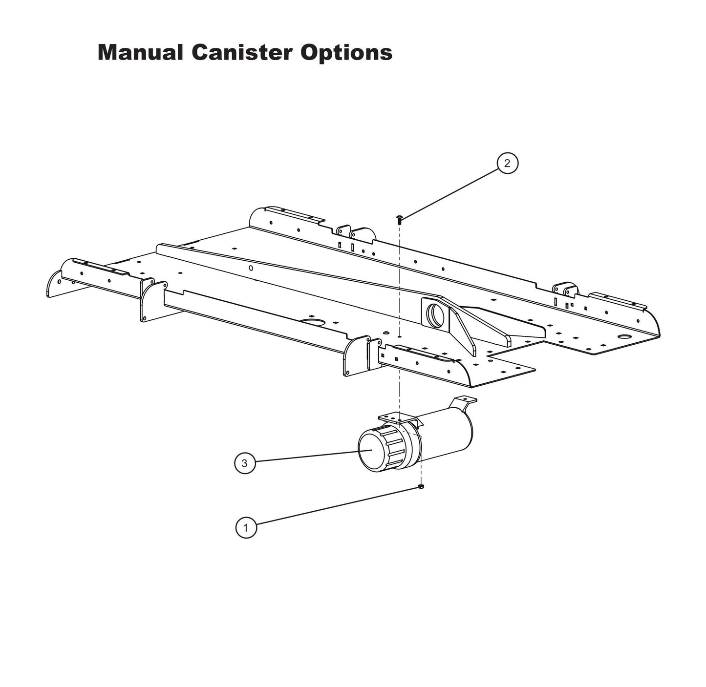 Manual Canister Options Parts By Allmand