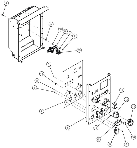 Maxi-Lite (SN 11-001672 to 11-999999) 15/20kW 1PH 3-30A Twistlock 1-50A CS6369 Outlet Package-I Assembly Parts by Allmand