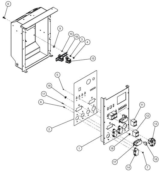 Maxi-Lite (SN 11-001672 to 11-999999) 15/20kW 1PH 3-30A Twistlock 1-50A CS6369 Outlet Package-II Assembly Parts by Allmand