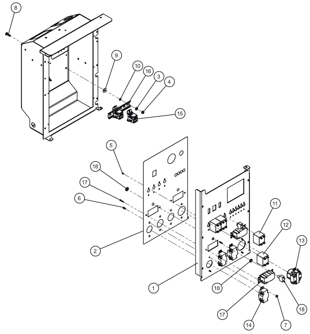 Maxi-Lite (SN 11-001672 to 11-999999) 15/20kW 1PH 3-30A Twistlock 1-50A CS6369 Outlet Package-II Assembly Parts by Allmand