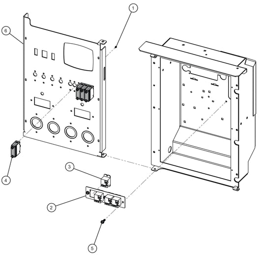 Maxi-Lite (SN 11-001672 to 11-999999) 4-Light Switches with Zettler Relays Assembly Parts by Allmand